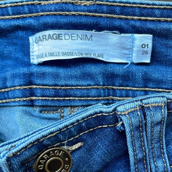 NWOT Garage Low Rise Flare jeans - Picture 3 of 4
